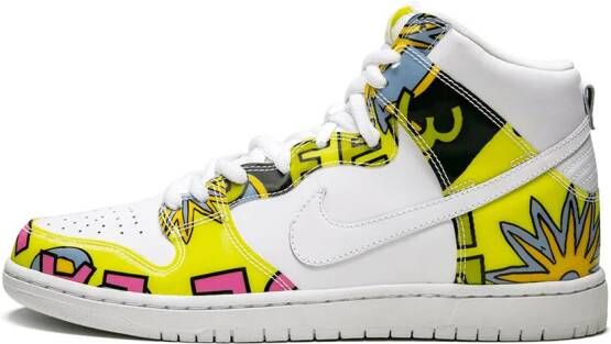 Nike Dunk High PRM DLS SB sneakers Wit