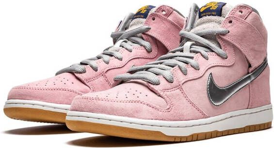 Nike Dunk High Pro Premium SB sneakers Roze