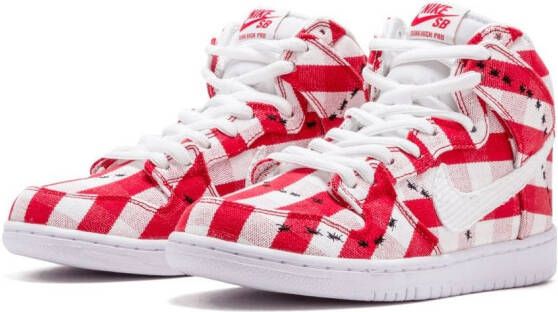 Nike Dunk High Pro SB "Picnic Table" sneakers Rood