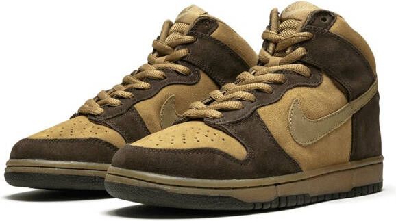 Nike Dunk High Pro SB sneakers MAPLE HAY BAROQUE BROWN