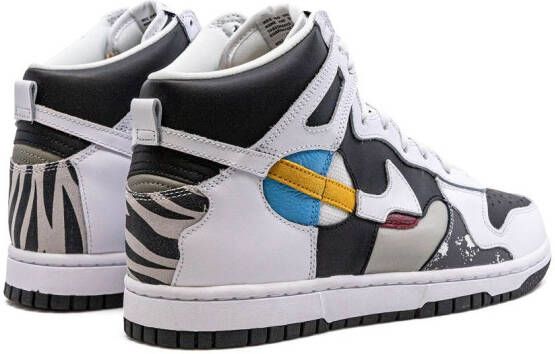 Nike Dunk High "See Through White Black" sneakers Wit