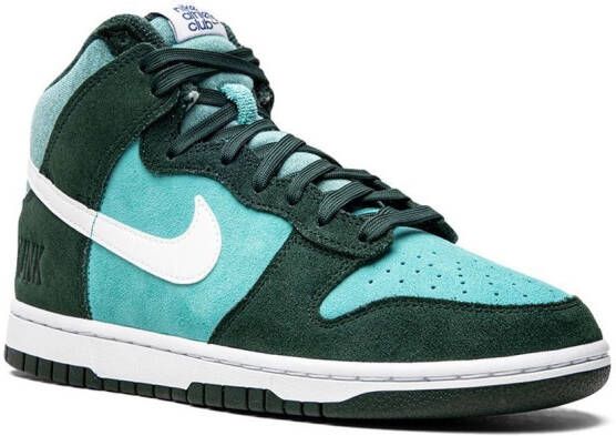 Nike Dunk high-top sneakers Blauw