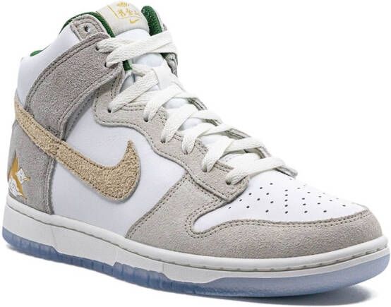 Nike Dunk high-top sneakers Wit