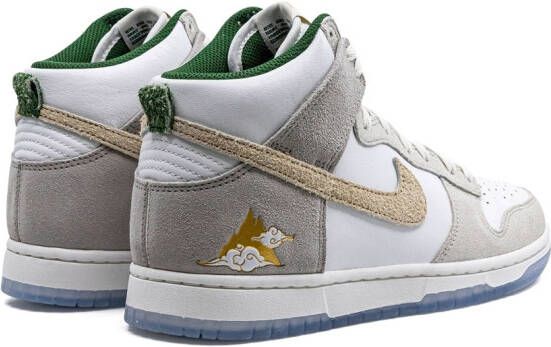 Nike Dunk high-top sneakers Wit