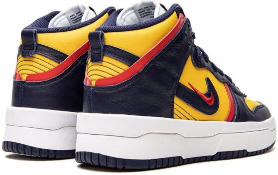 Nike "Dunk High Up Michigan sneakers" Geel