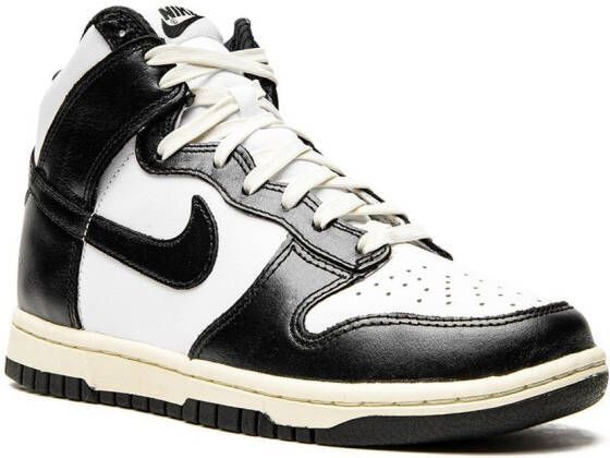 Nike "Dunk High Vintage Black sneakers" Wit