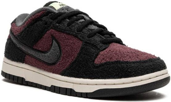 Nike Dunk Low "Fleece Pack Burgundy Crush" sneakers Zwart