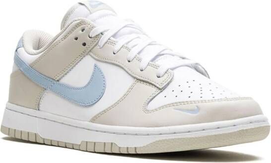 Nike Dunk Low "Light Bone Armory Blue" sneakers Wit