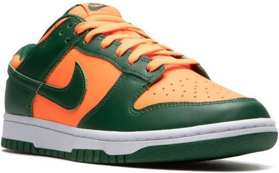 Nike "Dunk Low Miami Hurricanes sneakers " Groen