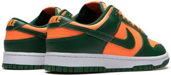 Nike "Dunk Low Miami Hurricanes sneakers " Groen