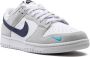 Nike Dunk Low "Swoosh White Grey Navy Aqua" sneakers Wit - Thumbnail 2
