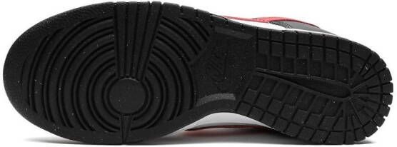 Nike Dunk Low Retro "Red Swoosh Panda" sneakers Zwart