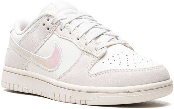 Nike Dunk Low "Ridescent Swoosh" sneakers Wit