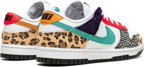 Nike "Dunk Low Safari Mix low-top sneakers" Wit