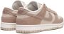 Nike "Dunk Low Vast Grey Varsity Red sneakers" Wit - Thumbnail 3