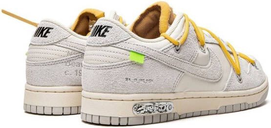 Nike X Off-White Dunk Low sneakers Beige
