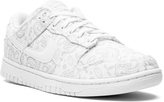 Nike Dunk Low 'White Paisley' sneakers Wit
