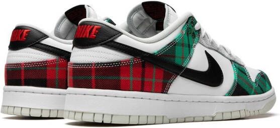 Nike "Dunk Low Plaid sneakers" Wit