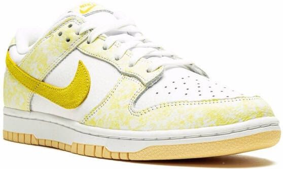 Nike "Dunk Low Yellow Strike sneakers" Wit