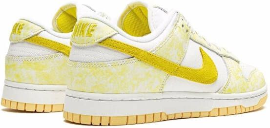 Nike "Dunk Low Yellow Strike sneakers" Wit