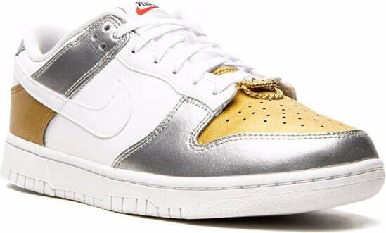 Nike "Dunk Metallic low-top sneakers" Wit