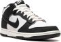 Nike "Dunk Mid Black White sneakers" Zwart - Thumbnail 12