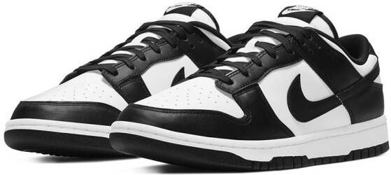 Nike Dunk Low Retro "Black White Panda" sneakers Zwart