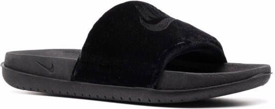 Nike Fluwelen slippers Zwart