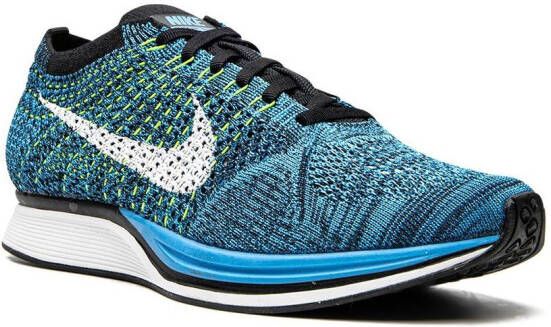 Nike Flyknit Racer sneakers Blauw