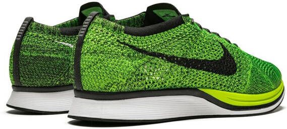 Nike Flyknit Racer sneakers Groen