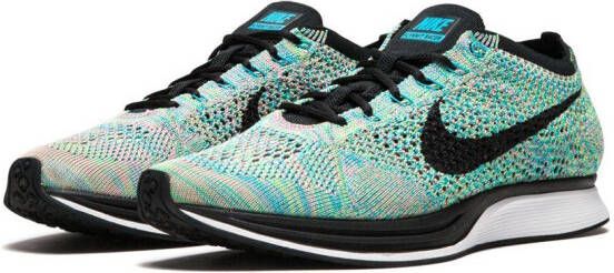 Nike Flyknit Racer sneakers Groen