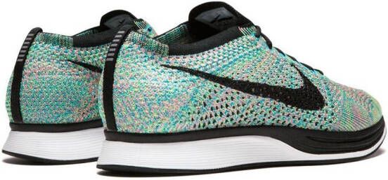 Nike Flyknit Racer sneakers Groen