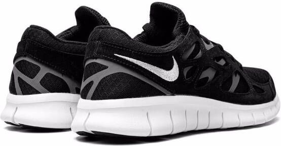 Nike Free Run 2 low top sneakers Zwart