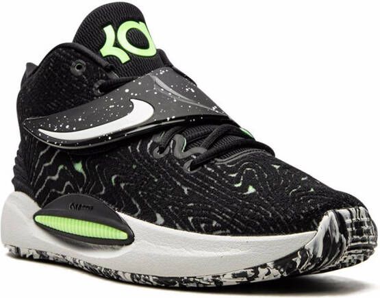 Nike KD 14 high-top sneakers Zwart