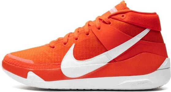 Nike KD13 TB "Team Orange White-White" sneakers Oranje