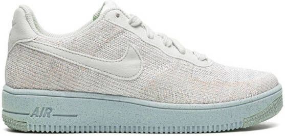 Nike Kids AF1 CraterFlyknit low-top sneakers Beige