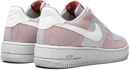 Nike Kids Air Force 1 Flyknit sneakers Grijs