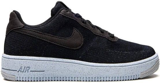 Nike Kids Air Force 1 Flyknit sneakers Zwart