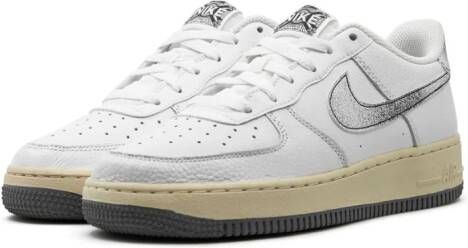 Nike Kids Air Force 1 Low LV8 "White Smoke Gray" sneakers Wit