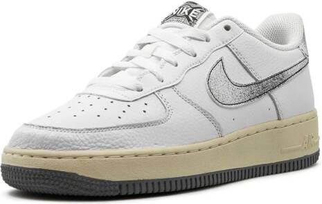 Nike Kids Air Force 1 Low LV8 "White Smoke Gray" sneakers Wit