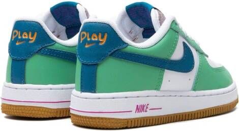 Nike Kids Air Force 1 Low "Play" sneakers Groen