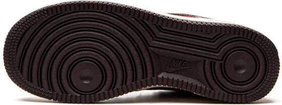 Nike Kids Air Force 1 low-top sneakers Rood