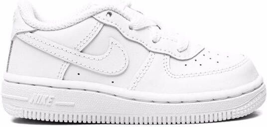 Nike Kids Air Force 1 low-top sneakers Wit