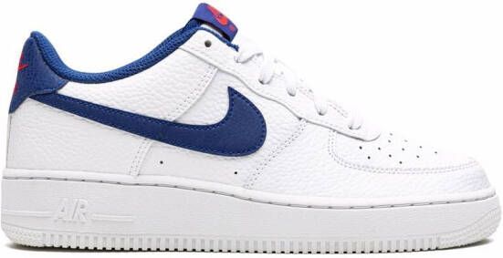 Nike Kids Air Force 1 low-top sneakers Wit