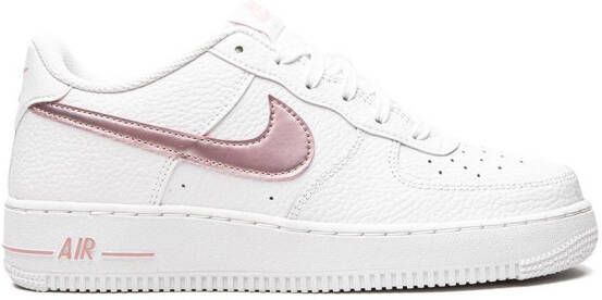 Nike Kids Air Force 1 low-top sneakers Wit