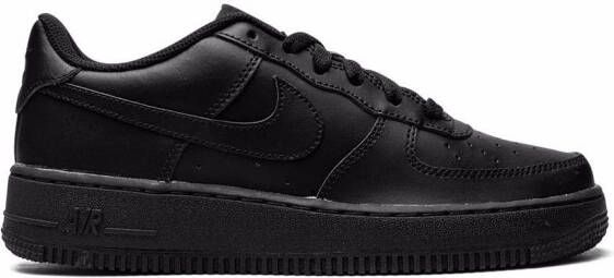 Nike Kids Air Force 1 low-top sneakers Zwart