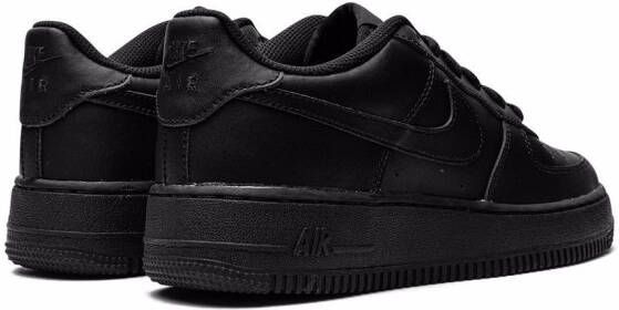 Nike Kids Air Force 1 low-top sneakers Zwart