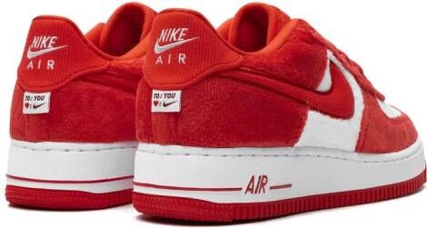 Nike Kids Air Force 1 Low "Valentines Day 2024" sneakers Rood