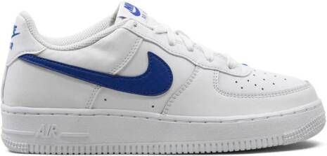 Nike Kids Air Force 1 Low "White Hyper Royal" sneakers Wit
