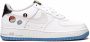 Nike Kids "Air Force 1 LV8 1 Happy Hoops sneakers" Wit - Thumbnail 2